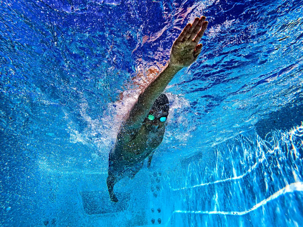 This is a photograph taken in the studio by Skip O'Donnell off ODonnell photograf of a Swim Machine for Endless Pools Fitness in San Diego, California